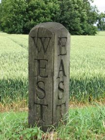 Greenwich Meridian Marker; England; Cambridgeshire; Coates